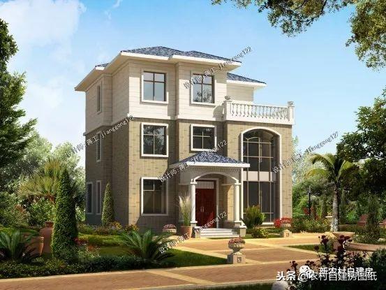 歐式三層小別墅設(shè)計圖，精美別墅，物超所值，返鄉(xiāng)建房的建房首選