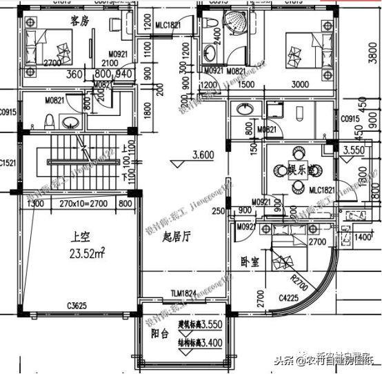 歐式三層小別墅設(shè)計圖，精美別墅，物超所值，返鄉(xiāng)建房的建房首選