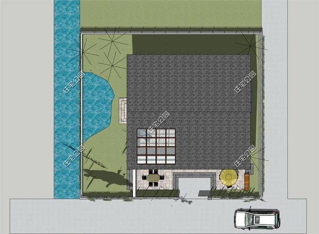 三層中式養(yǎng)老小別墅設(shè)計(jì)圖，62萬(wàn)交給專業(yè)施工隊(duì)，帶施工圖和效果圖。