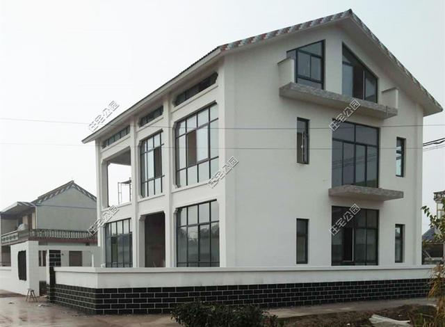 三層中式養(yǎng)老小別墅設(shè)計(jì)圖，62萬(wàn)交給專業(yè)施工隊(duì)，帶施工圖和效果圖。