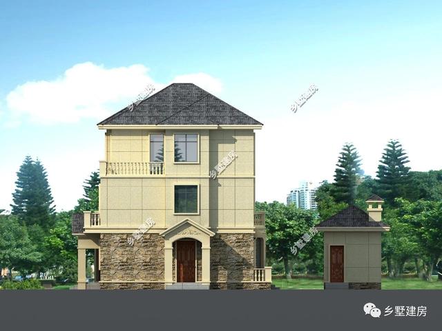 農(nóng)村三層小洋房設(shè)計(jì)圖，給父母蓋一棟小院，過(guò)一個(gè)舒適的生活環(huán)境。