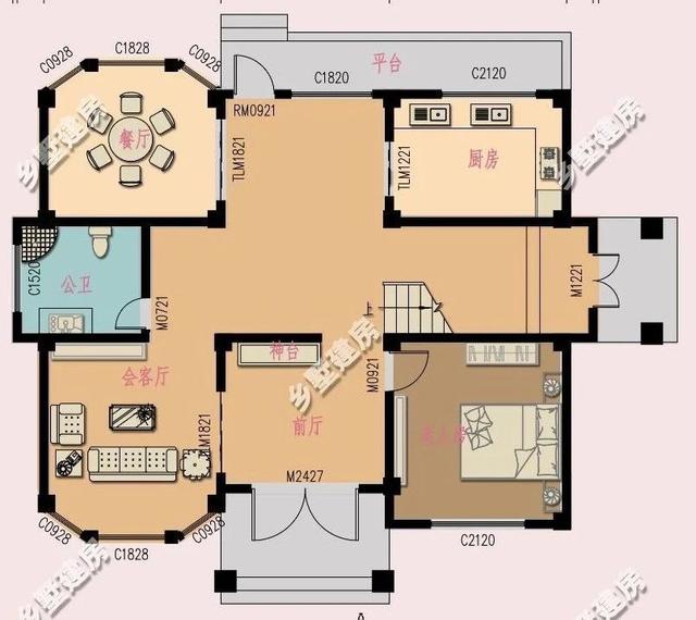 農(nóng)村三層小洋房設(shè)計(jì)圖，給父母蓋一棟小院，過(guò)一個(gè)舒適的生活環(huán)境。