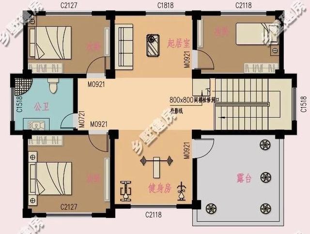 農(nóng)村三層小洋房設(shè)計(jì)圖，給父母蓋一棟小院，過(guò)一個(gè)舒適的生活環(huán)境。