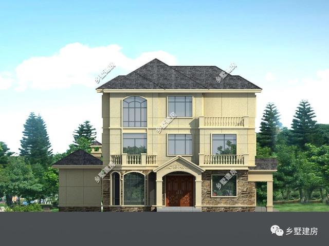 農(nóng)村三層小洋房設(shè)計(jì)圖，給父母蓋一棟小院，過(guò)一個(gè)舒適的生活環(huán)境。