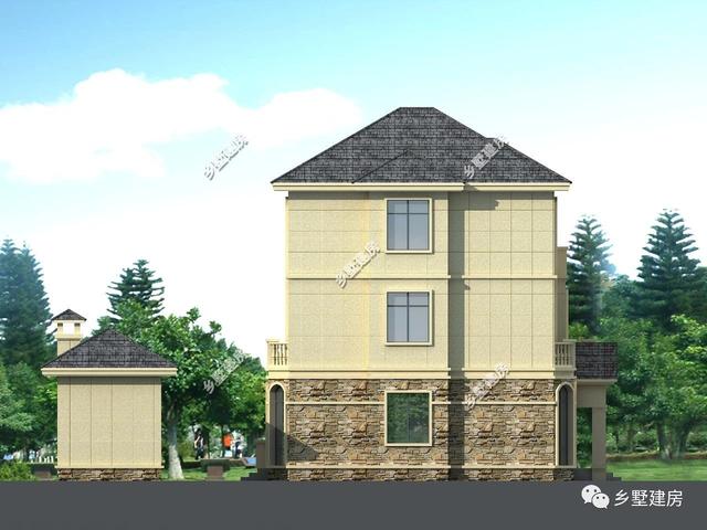 農(nóng)村三層小洋房設(shè)計(jì)圖，給父母蓋一棟小院，過(guò)一個(gè)舒適的生活環(huán)境。