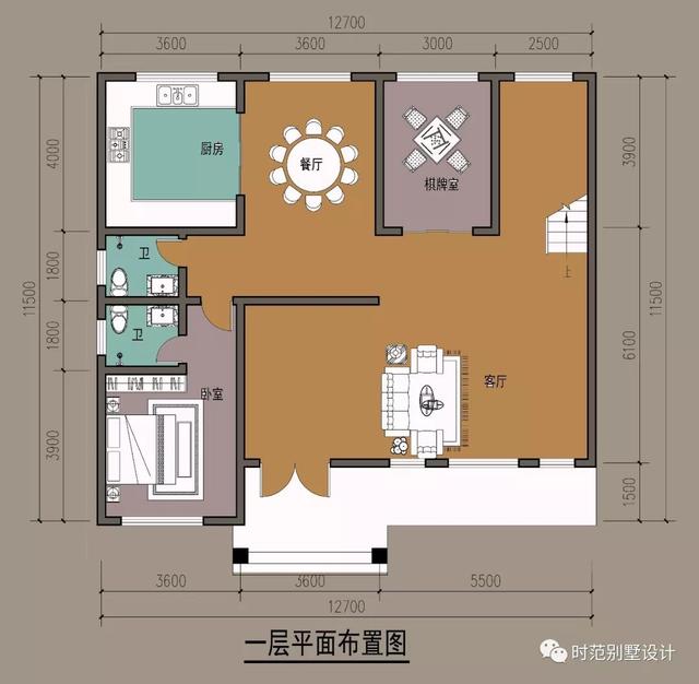 帶大露臺的二層歐式小洋樓設(shè)計(jì)圖，配色自然和諧，建在村里相當(dāng)洋氣