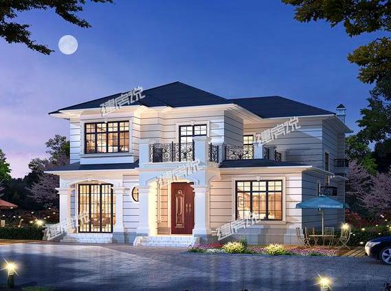 二層田園風(fēng)別墅設(shè)計圖，高顏值，秒殺商品房，真的是極贊！