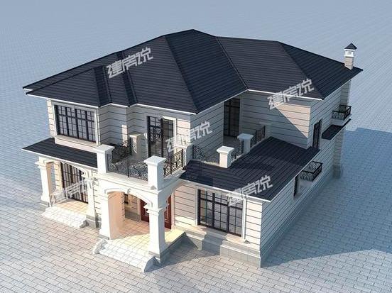 二層田園風(fēng)別墅設(shè)計圖，高顏值，秒殺商品房，真的是極贊！