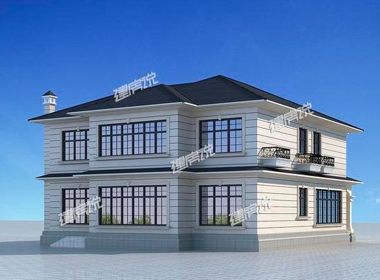 二層田園風(fēng)別墅設(shè)計圖，高顏值，秒殺商品房，真的是極贊！