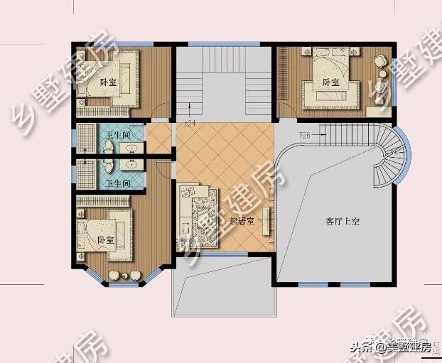 兩棟風(fēng)格迥異的農(nóng)村二層自建房，豪華的歐式，精致的美式，你更中意哪一款呢？