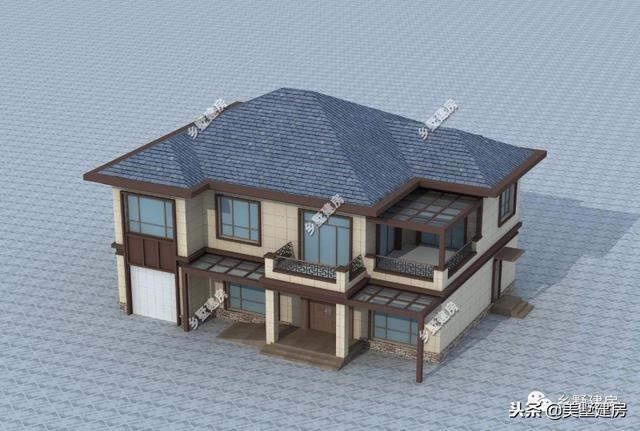 兩棟風(fēng)格迥異的農(nóng)村二層自建房，豪華的歐式，精致的美式，你更中意哪一款呢？