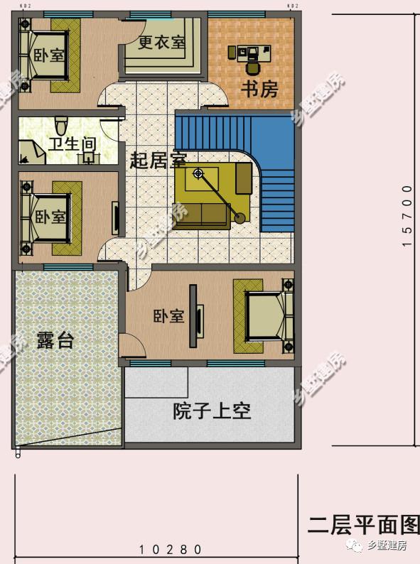 162平二層農(nóng)村別墅，既美觀又大方，帶車(chē)庫(kù)和大露臺(tái)的設(shè)計(jì)，建上一棟絕對(duì)面子十足！