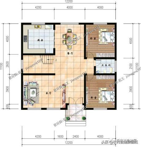 5棟外表典雅大氣，內(nèi)部布局合理舒適的別墅設(shè)計(jì)圖，只需要30萬就能蓋起！