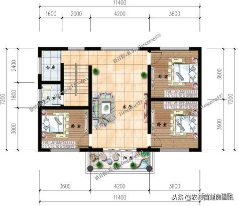 5棟外表典雅大氣，內(nèi)部布局合理舒適的別墅設(shè)計(jì)圖，只需要30萬就能蓋起！