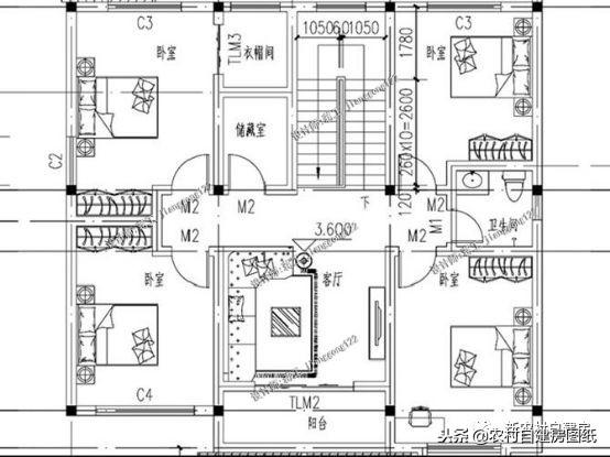5棟外表典雅大氣，內(nèi)部布局合理舒適的別墅設(shè)計(jì)圖，只需要30萬就能蓋起！