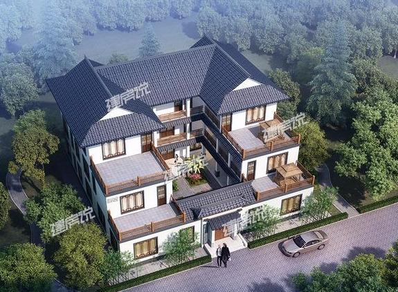 大氣三層四合院，占地方正，漂亮又接地氣，是開民宿最佳戶型。