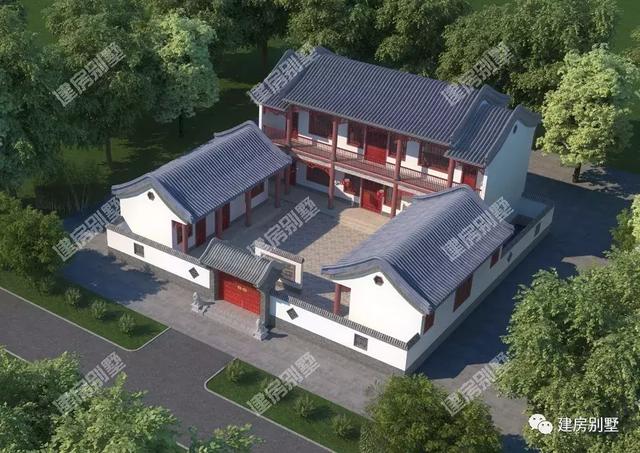 兩套風(fēng)格不同的新中式別墅設(shè)計圖，建第二棟的人較多。
