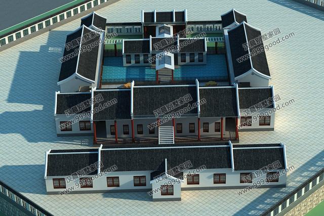 占地868的一層豪宅設(shè)計(jì)圖，外觀清雅，造價(jià)80萬，值得百年傳承！