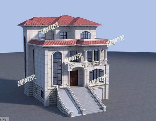 帶架空層的三層別墅設(shè)計(jì)圖，占地雖小，卻豪氣沖天，耐看！