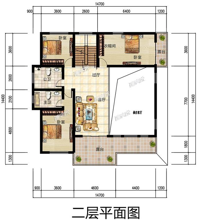 177平三層新中式樓房設(shè)計(jì)圖，大露臺(tái)設(shè)計(jì)，沉穩(wěn)大氣，建棟在村里氣質(zhì)獨(dú)特。