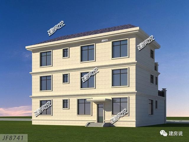 三層經(jīng)典歐式別墅設(shè)計圖，戶型方正，特別是室內(nèi)布局，我給100分都不嫌多