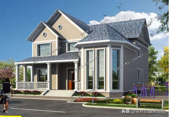 農(nóng)村自建房土氣？這2款二層新式農(nóng)村小別墅設(shè)計(jì)圖 顛覆你對(duì)家的想象