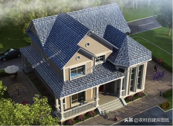 農(nóng)村自建房土氣？這2款二層新式農(nóng)村小別墅設(shè)計(jì)圖 顛覆你對(duì)家的想象