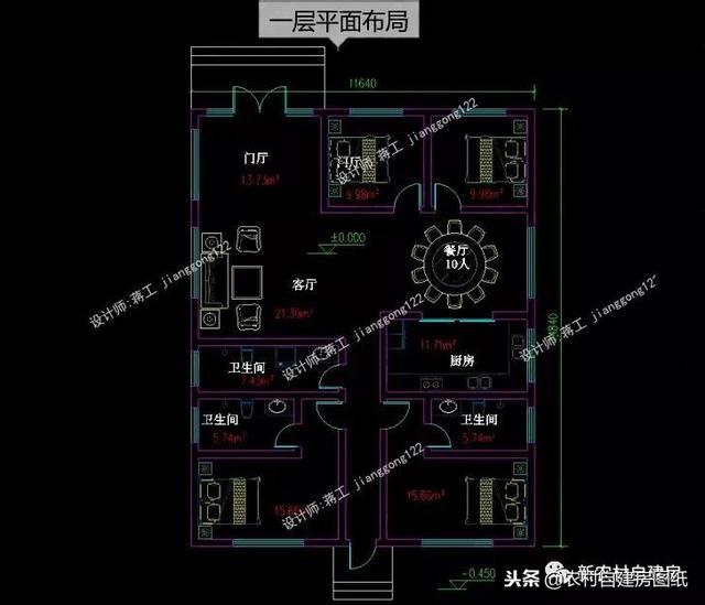 5款一層新農(nóng)村自建房，10到20萬不等，你看中哪款了