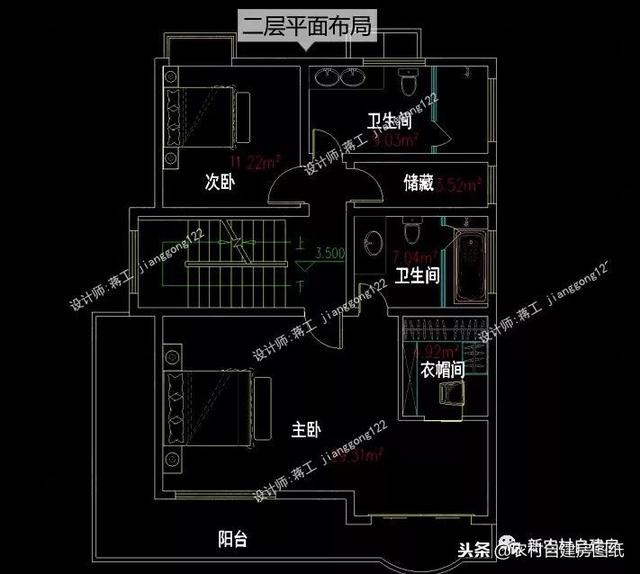 小戶型鄉(xiāng)村別墅設(shè)計(jì)圖紙，3款三層4款二層，面積都不超過(guò)100平