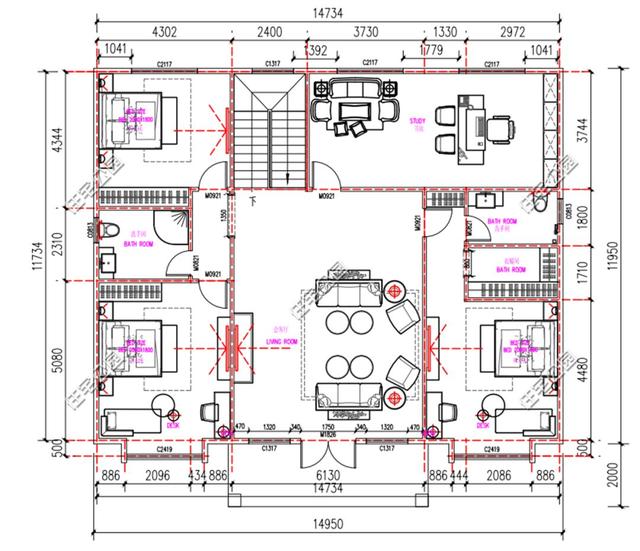 河北農(nóng)村這套54萬新中式小院設(shè)計圖，居然是輕鋼結(jié)構(gòu)？