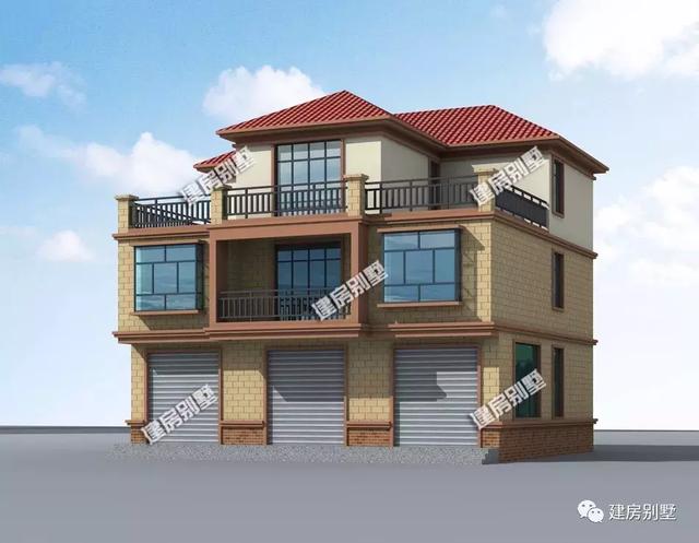 16.2×12.2米別墅設計圖紙，帶門面設計，能帶來財運的旺宅