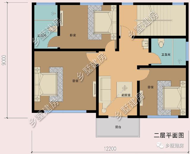 這款12X9米的小別墅設(shè)計(jì)圖實(shí)在太美了！茶室+雙露臺(tái)完美設(shè)計(jì)！