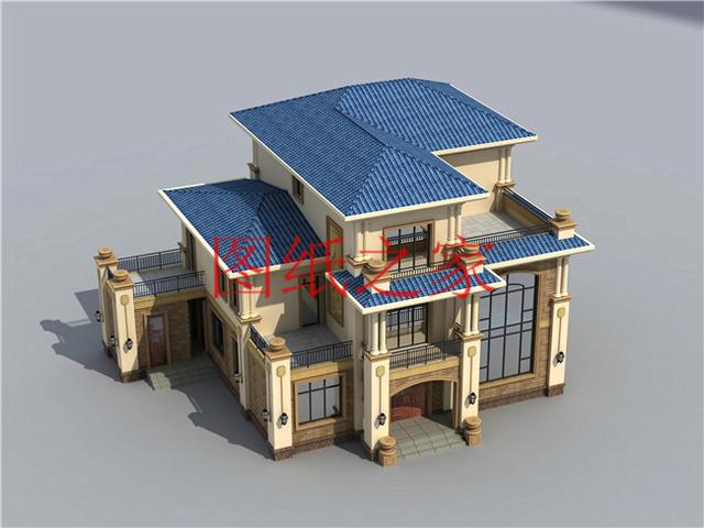 200平米的三層別墅設(shè)計(jì)圖推薦，兩種戶型，造價(jià)50萬(wàn)左右！