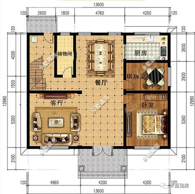 舒適優(yōu)雅的三層洋房設(shè)計(jì)圖，美如仙境，最好的一切給最愛的家人！