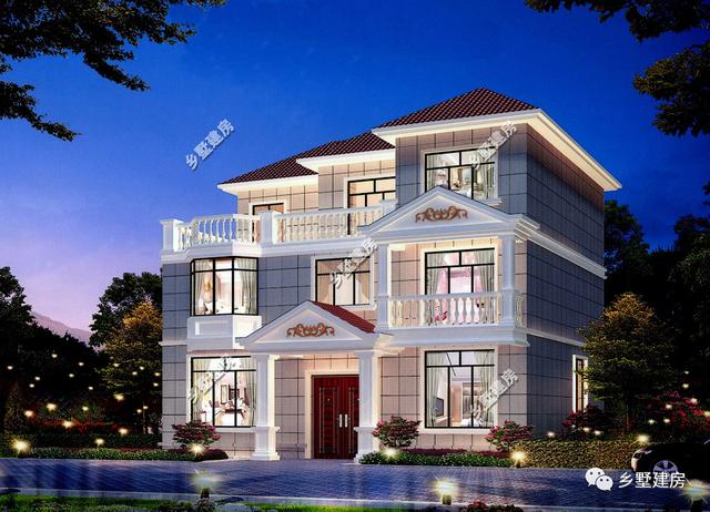 舒適優(yōu)雅的三層洋房設(shè)計(jì)圖，美如仙境，最好的一切給最愛的家人！