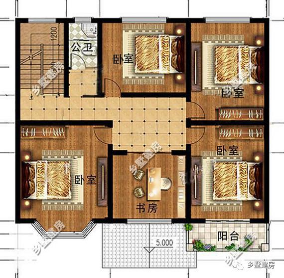 舒適優(yōu)雅的三層洋房設(shè)計(jì)圖，美如仙境，最好的一切給最愛的家人！