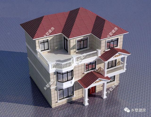 舒適優(yōu)雅的三層洋房設(shè)計(jì)圖，美如仙境，最好的一切給最愛的家人！