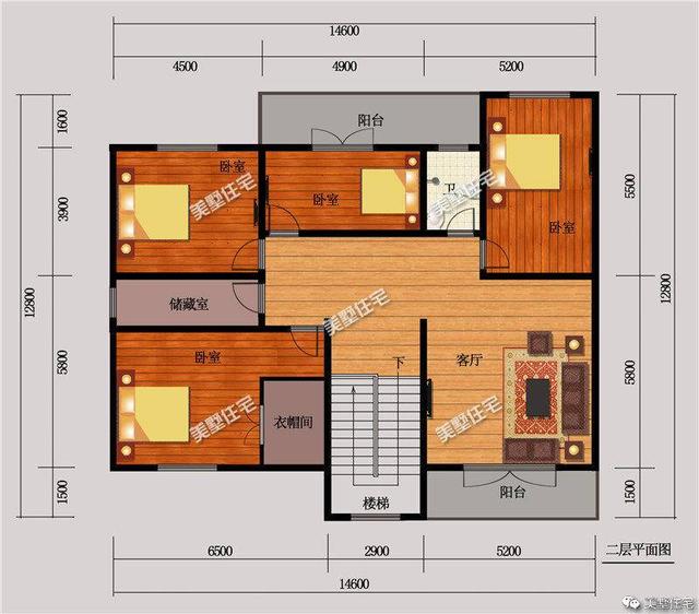 二層自建房設(shè)計圖，造價低，戶型好，哪款最實用