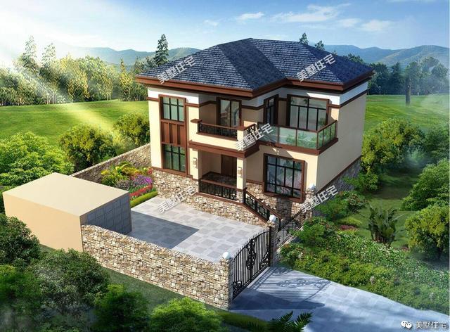 二層自建房設(shè)計圖，造價低，戶型好，哪款最實用