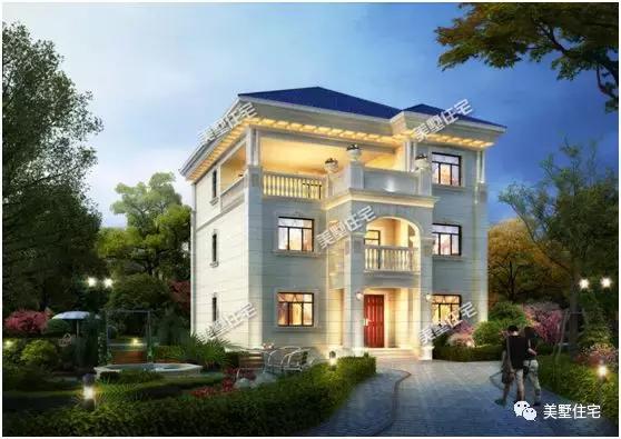 三層別墅設(shè)計(jì)圖方案，外觀優(yōu)美的7居室，過瀟灑的鄉(xiāng)村生活