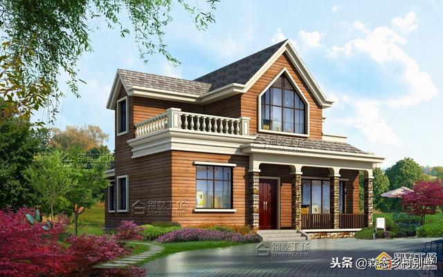 20萬左右鄉(xiāng)村別墅設(shè)計(jì)圖，花小錢建好房，驚艷全村