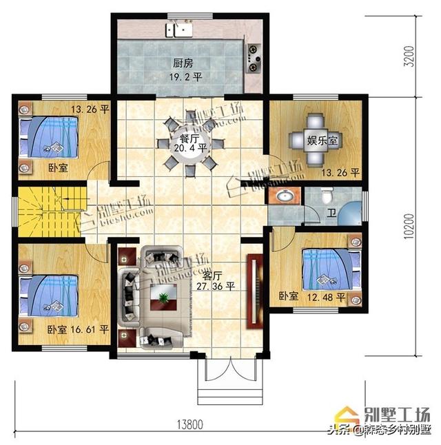 20萬左右鄉(xiāng)村別墅設(shè)計(jì)圖，花小錢建好房，驚艷全村