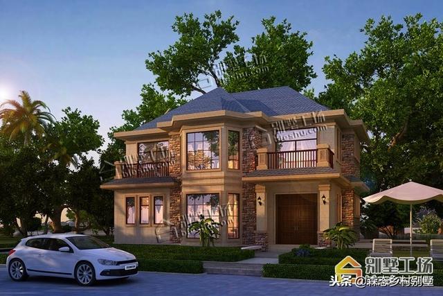 20萬左右鄉(xiāng)村別墅設(shè)計(jì)圖，花小錢建好房，驚艷全村