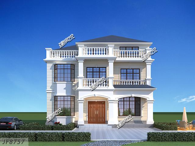 三層漂亮新中式別墅設(shè)計(jì)圖，讓你心動(dòng)的別墅，您值得建造！