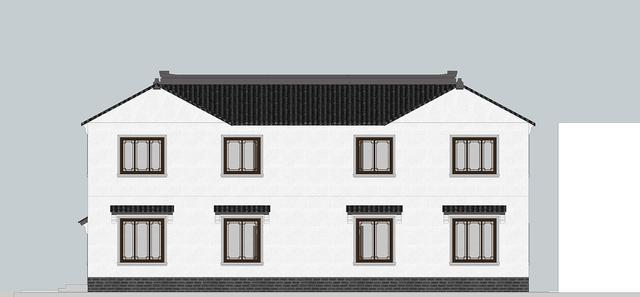 合院中式別墅設(shè)計圖，東方神韻之美，至高至上的境界