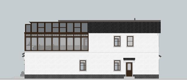 合院中式別墅設(shè)計圖，東方神韻之美，至高至上的境界