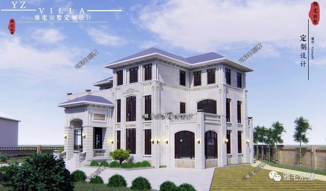 湖南三層歐式別墅設(shè)計圖，一套遠離城市喧囂的居家之所