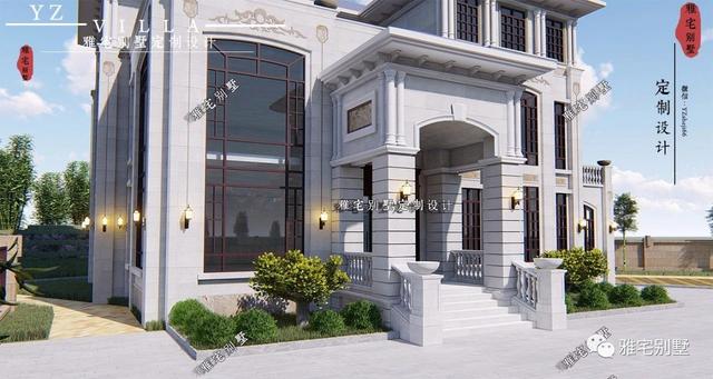 湖南三層歐式別墅設(shè)計圖，一套遠離城市喧囂的居家之所