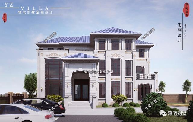 湖南三層歐式別墅設(shè)計圖，一套遠離城市喧囂的居家之所