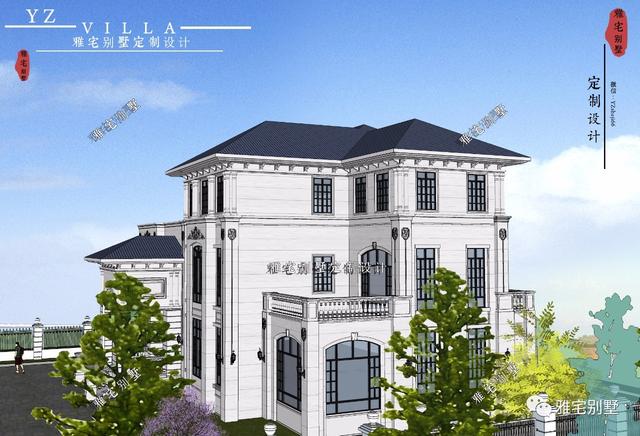 湖南三層歐式別墅設(shè)計圖，一套遠離城市喧囂的居家之所